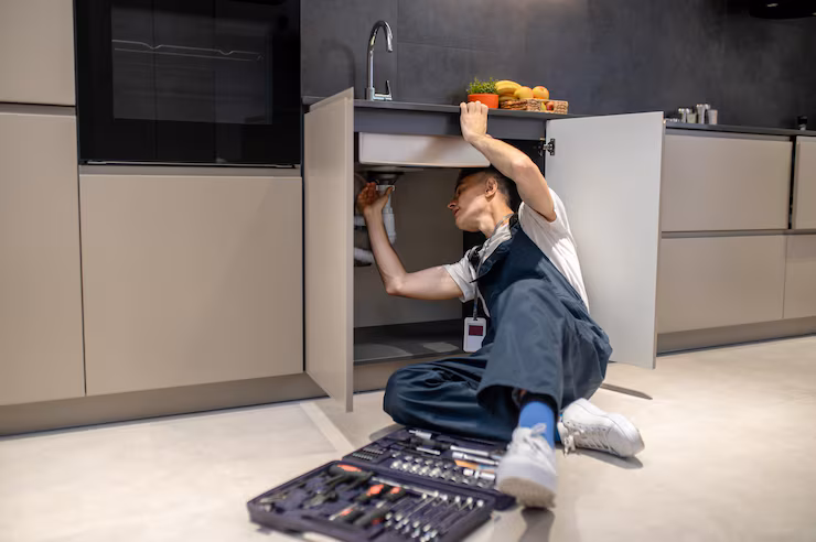 Professional commercial kitchen