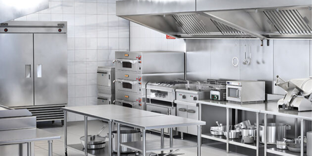 Kitchen technician working